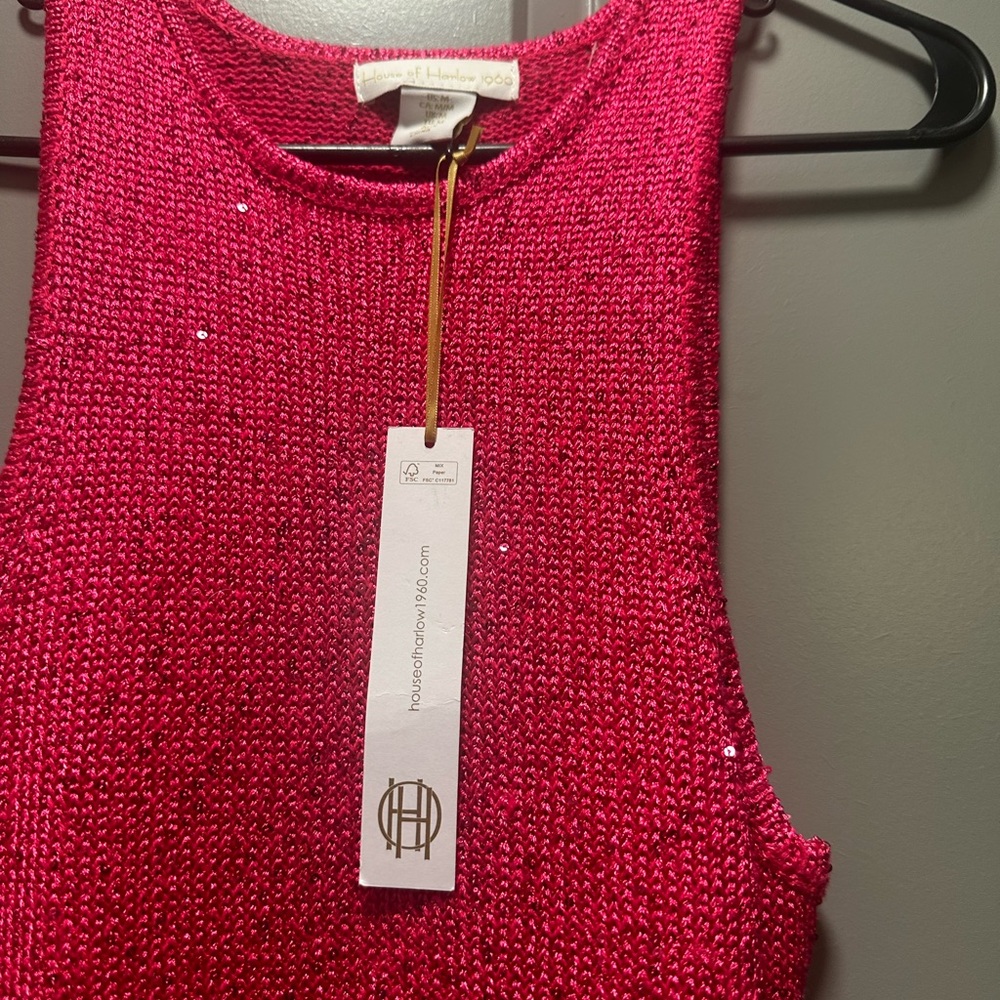 House of Harlow Pink Knit Dress